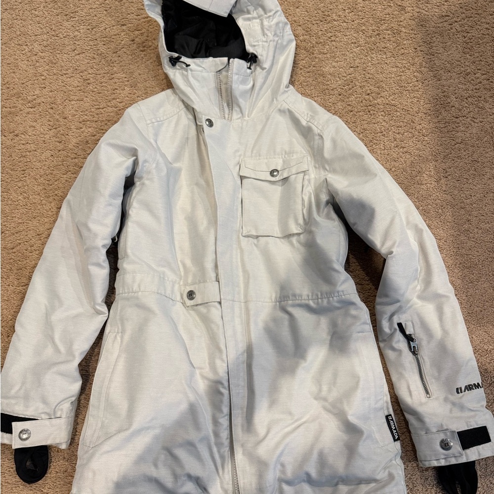 Women’s Armada Ski Jacket Waterproof 10k/10k Insulated White small